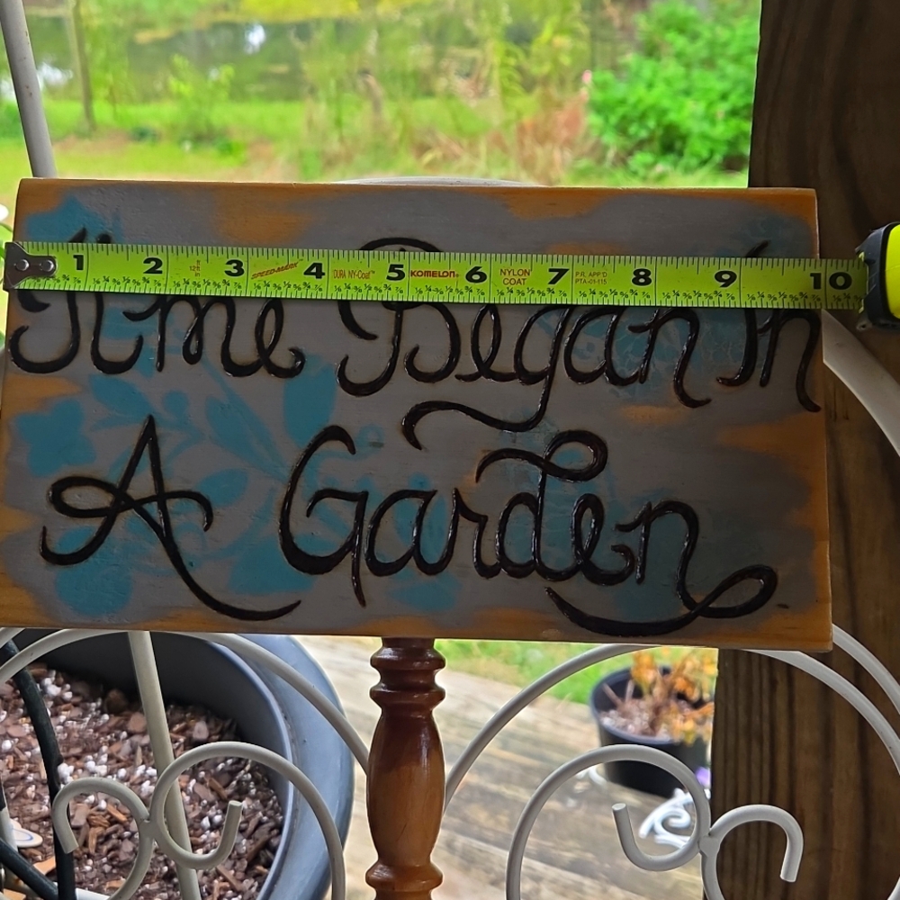 Upcycled Spindle Garden Sign - Picture 6 of 9